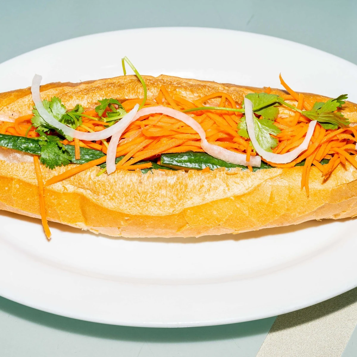 Beef and Chicken Banh Mi Sandwich - Shawnessy Vietnamese Restaurant Calgary